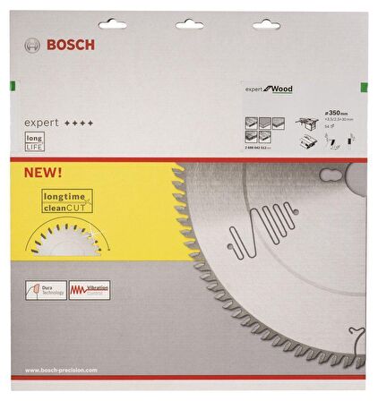 Bosch 350 mm 54 Diş Ahşap | Sunta Daire Testere Expert 2608642512